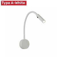 Moderne Flexibele LED-Leeswandlamp met Schakelaar voor Slaapkamer en Studie - 1W/3W