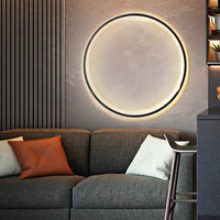 NovaHalo LumaNova Circulaire Wandlamp Voor Moderne Minimalistische Interieurs
