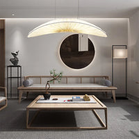 Aurelia LED Hanglamp In Wit Met Zeilstof Kroonluchter