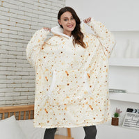 Ultra Zachte Fleece En Wol Hooded Deken Voor Comfort En Warmte Thuis