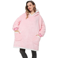 Ultra Zachte Fleece En Wol Hooded Deken Voor Comfort En Warmte Thuis