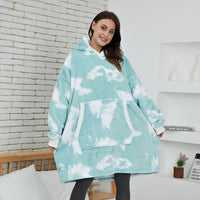 Ultra Zachte Fleece En Wol Hooded Deken Voor Comfort En Warmte Thuis