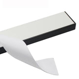 Magnetische K messenset – Wandmontage zwart stalen rek
