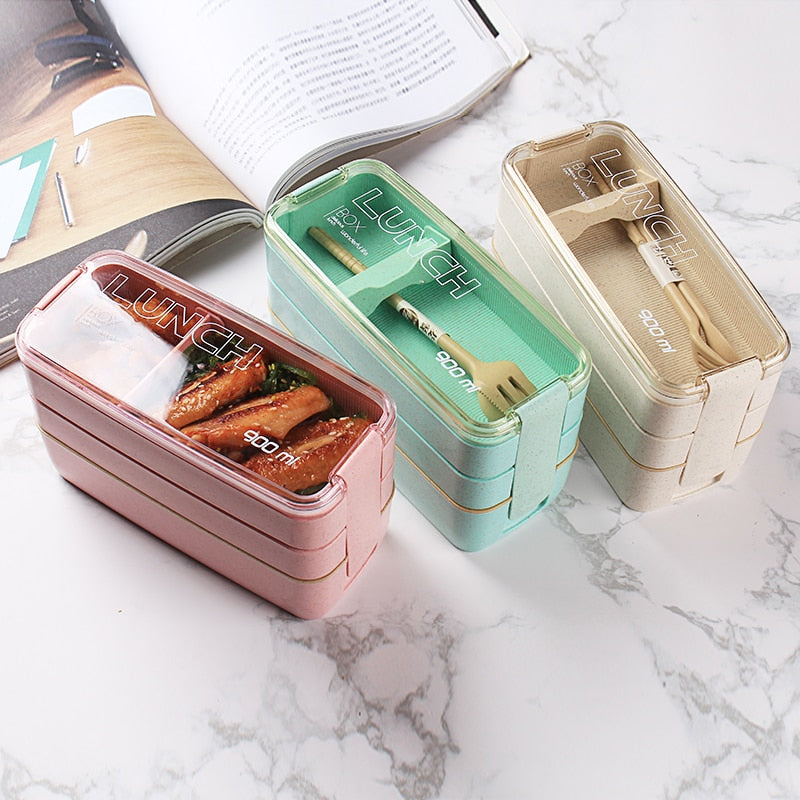 3-laags Bento-doos
