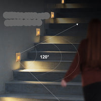 EB Brone - LED Traplicht 4 Kleuren PIR Sensor Inbouw Voetlicht