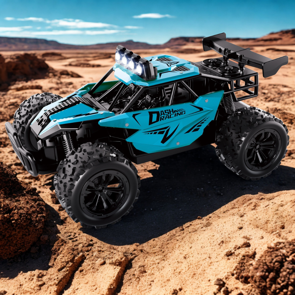 Snelheidsauto RC | Radiografisch Bestuurbaar Voertuig met Metalen Chassis en LED-balk