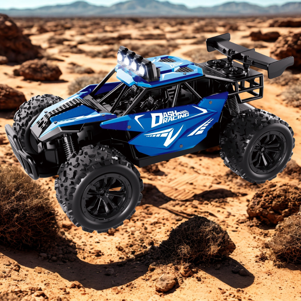 Snelheidsauto RC | Radiografisch Bestuurbaar Voertuig met Metalen Chassis en LED-balk