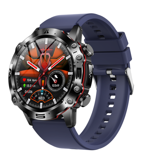 KL482 Smartwatch – AMOLED-skärm | Puls-, syresättnings- och blodtrycksmätare