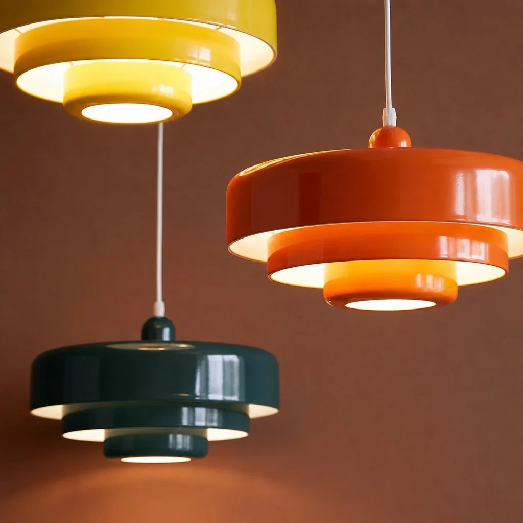 Hind Drievoudige Laag Schijf Macaron Hanglamp