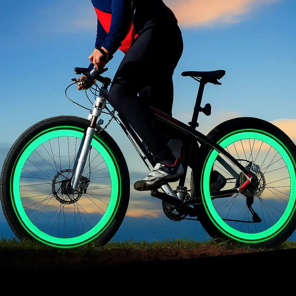 Hoogwaardige fietsventielichting met LED – Perfect voor nachtelijke ritten