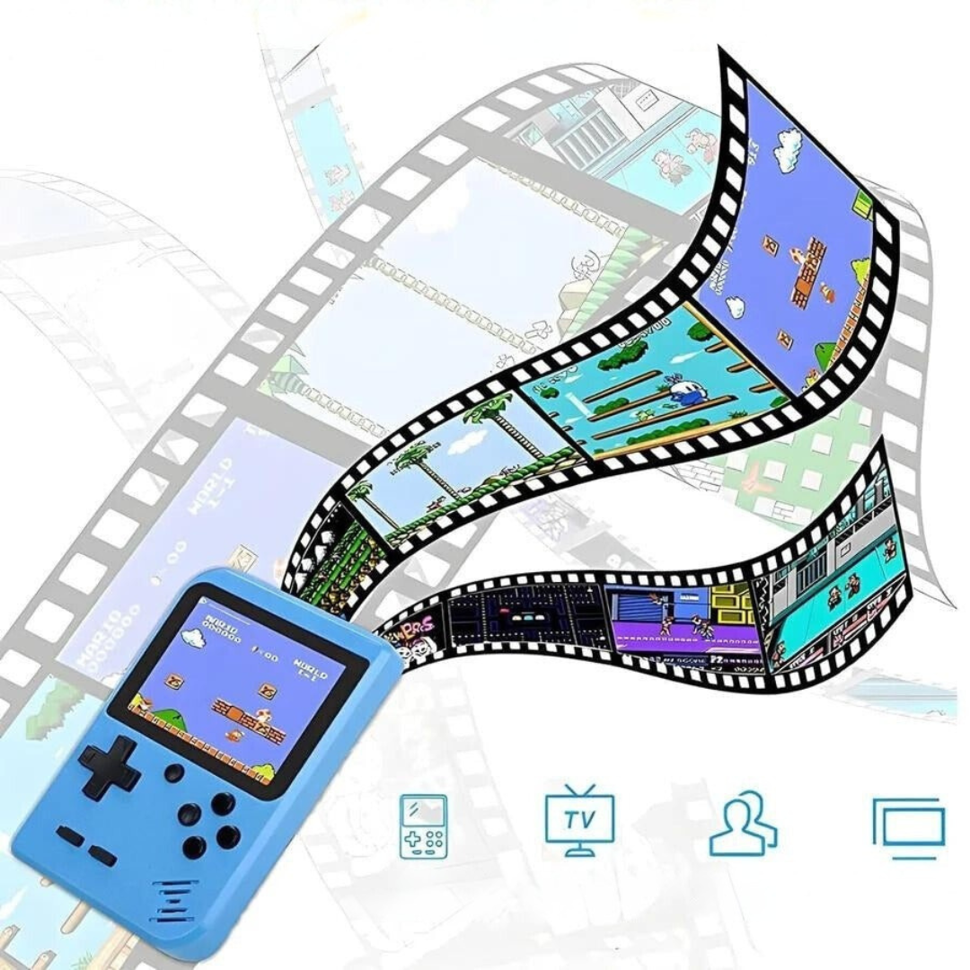 Skanto | Videospelconsole met retro handheld stijl