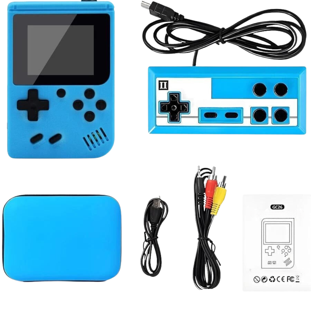 Skanto | Videospelconsole met retro handheld stijl
