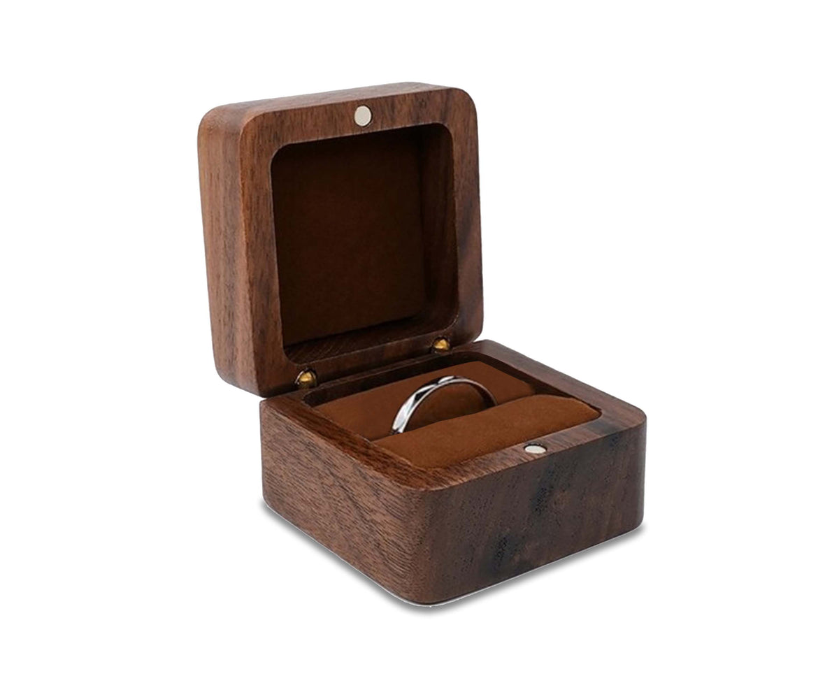 Houten Dozen | Houten Sieraden Doosjes, Trouwringen Doos, Oorbellen Ringen
