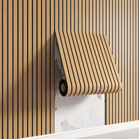 Houten panelen | 3D Akupanel Zelfklevend | Moderne Wandbekleding | WallVogue