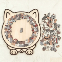 Purrzle™ | Houten Puzzel Kat 135 Stukken — Kunst, Rust & Stijl Samengebracht in één Set