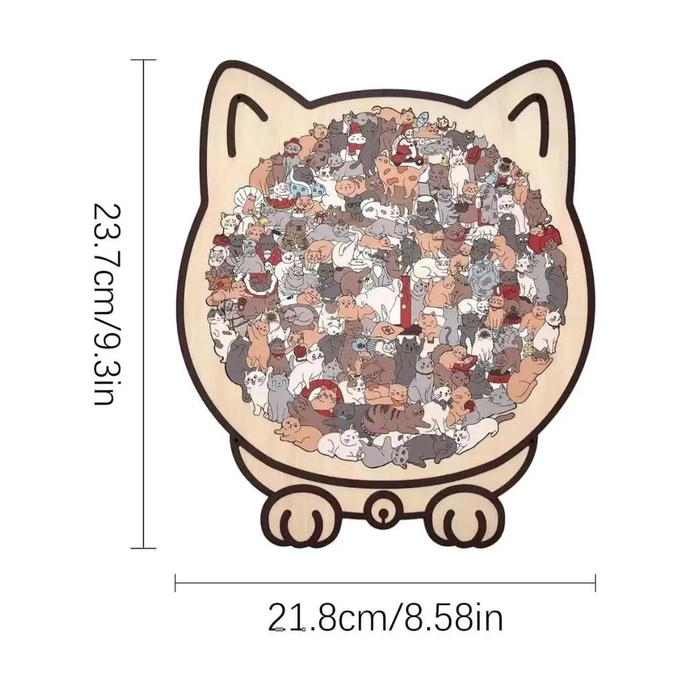 Purrzle™ | Houten Puzzel Kat 135 Stukken — Kunst, Rust & Stijl Samengebracht in één Set