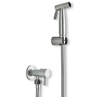 AquaGleam - Roestvrijstalen Bidet-Sproeikop met Wandbevestiging