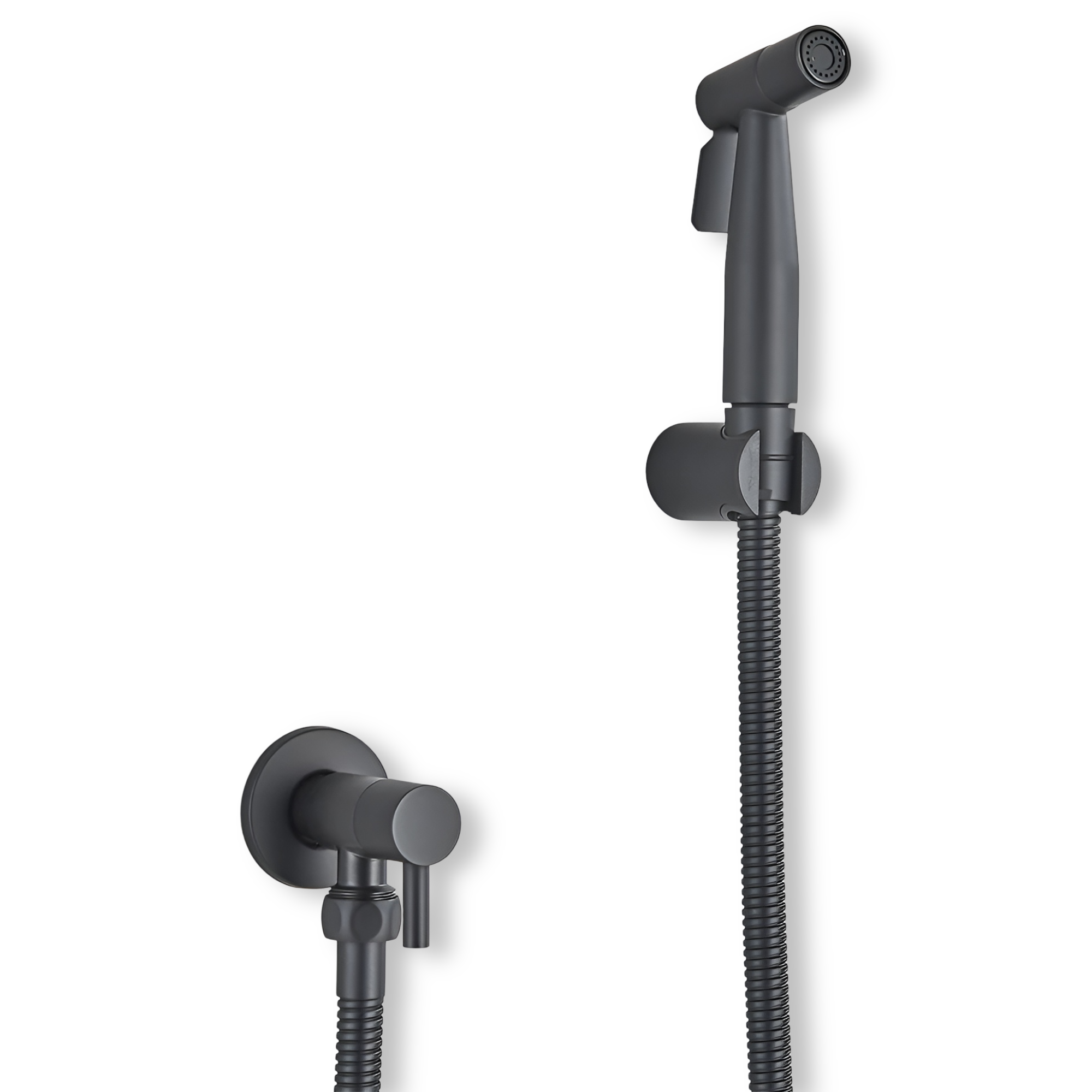 AquaGleam - Roestvrijstalen Bidet-Sproeikop met Wandbevestiging