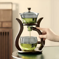 Artisan Theepot Set - Unieke Druppelvrije Theepot met Magnetische Uitgietopening, Theefilter en Ergonomische Handgreep