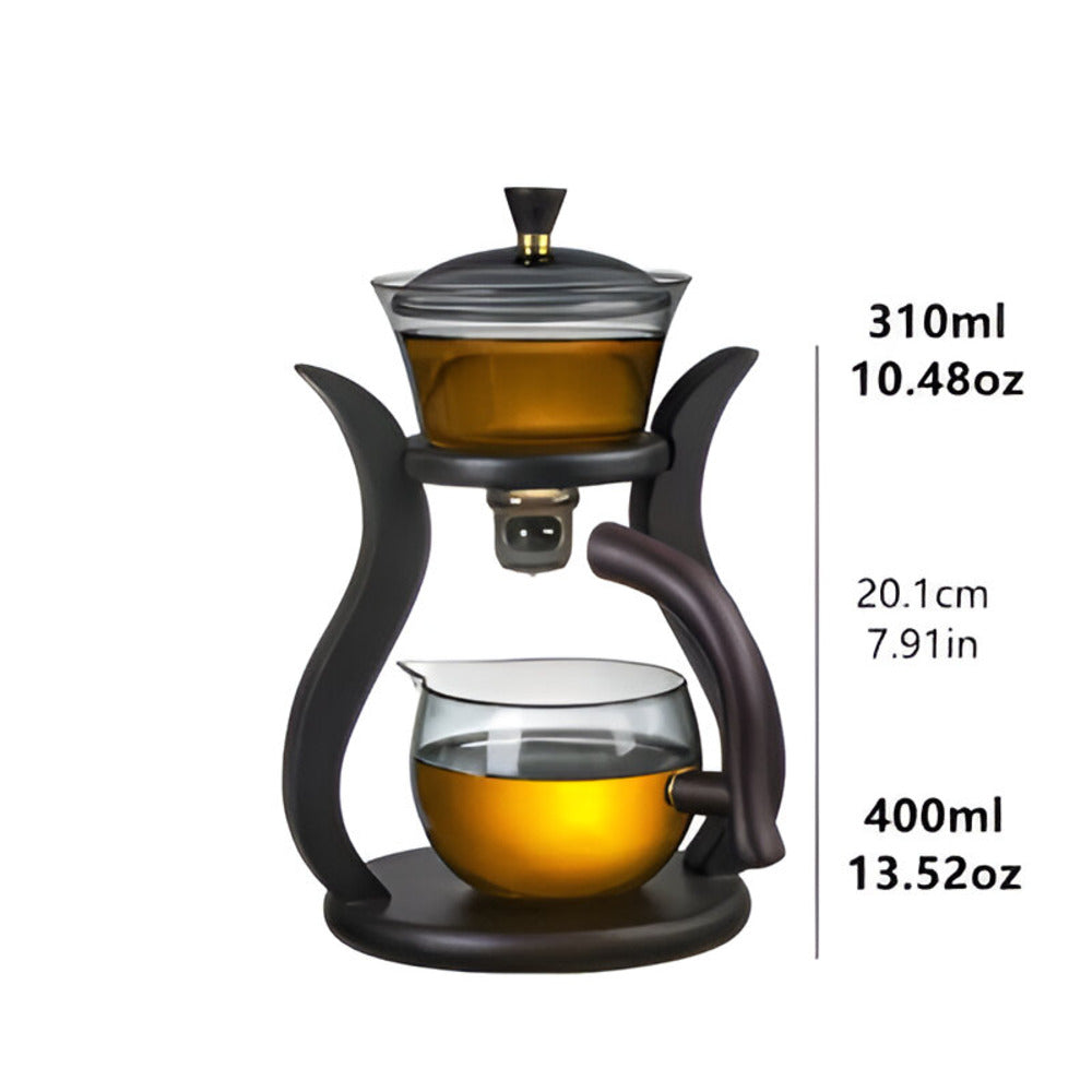 Artisan Theepot Set - Unieke Druppelvrije Theepot met Magnetische Uitgietopening, Theefilter en Ergonomische Handgreep