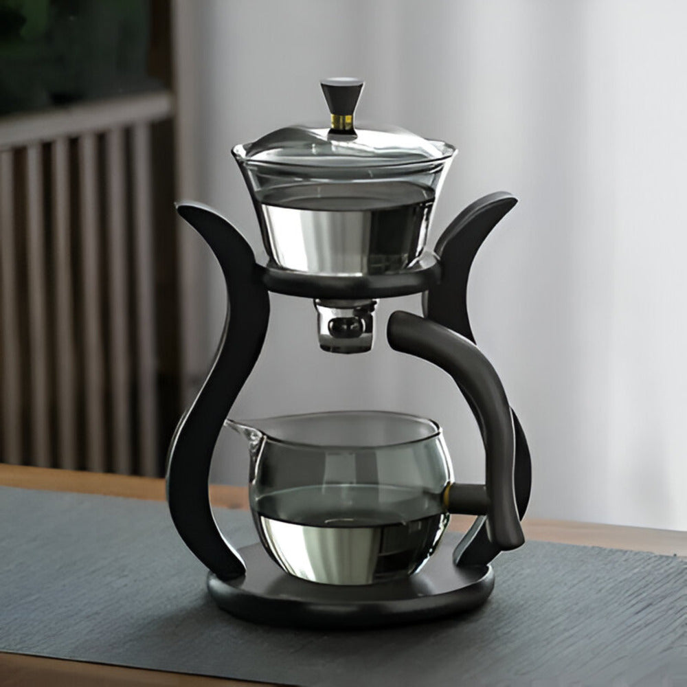 Artisan Theepot Set - Unieke Druppelvrije Theepot met Magnetische Uitgietopening, Theefilter en Ergonomische Handgreep