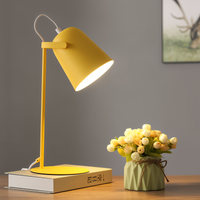 Macaron Tafellamp - Scandinavische gele Bureau Lamp - Verstelbare Lamp