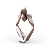 De Denker - Abstracte afbeelding van de denkende mens