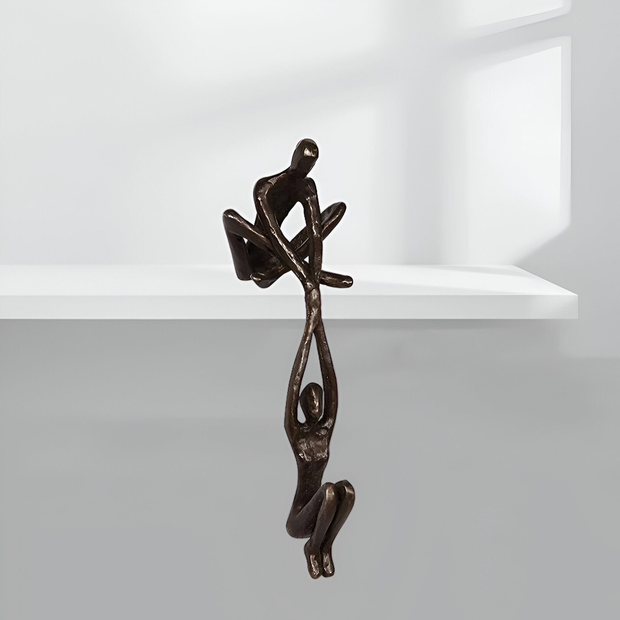 DynamicDuo - Man tilt vrouw Beeld Kunst Standbeeld