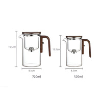 Elegante Glazen Theepot met Zeef - Stijlvol Ontwerp voor het Zetten van Losse Thee