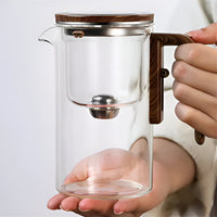 Elegante Glazen Theepot met Zeef - Stijlvol Ontwerp voor het Zetten van Losse Thee