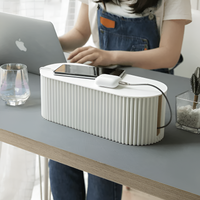 Hid Kabelbox - Minimalistische Macaron Opberging - Oplader en Kabel Organizer