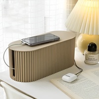 Hid Kabelbox - Minimalistische Macaron Opberging - Oplader en Kabel Organizer