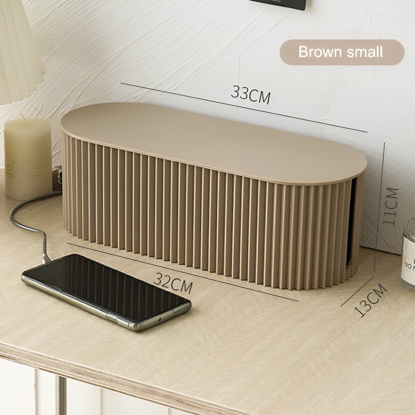 Hid Kabelbox - Minimalistische Macaron Opberging - Oplader en Kabel Organizer