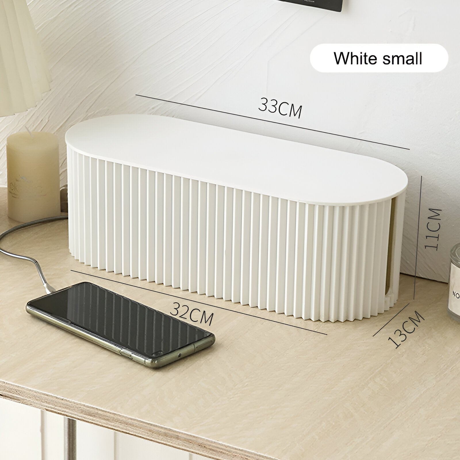 Hid Kabelbox - Minimalistische Macaron Opberging - Oplader en Kabel Organizer
