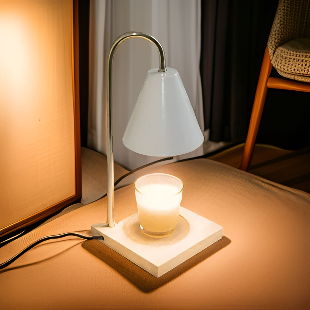 LuminaFlame - Gezellige vlamloze kaarsenwarmer lamp