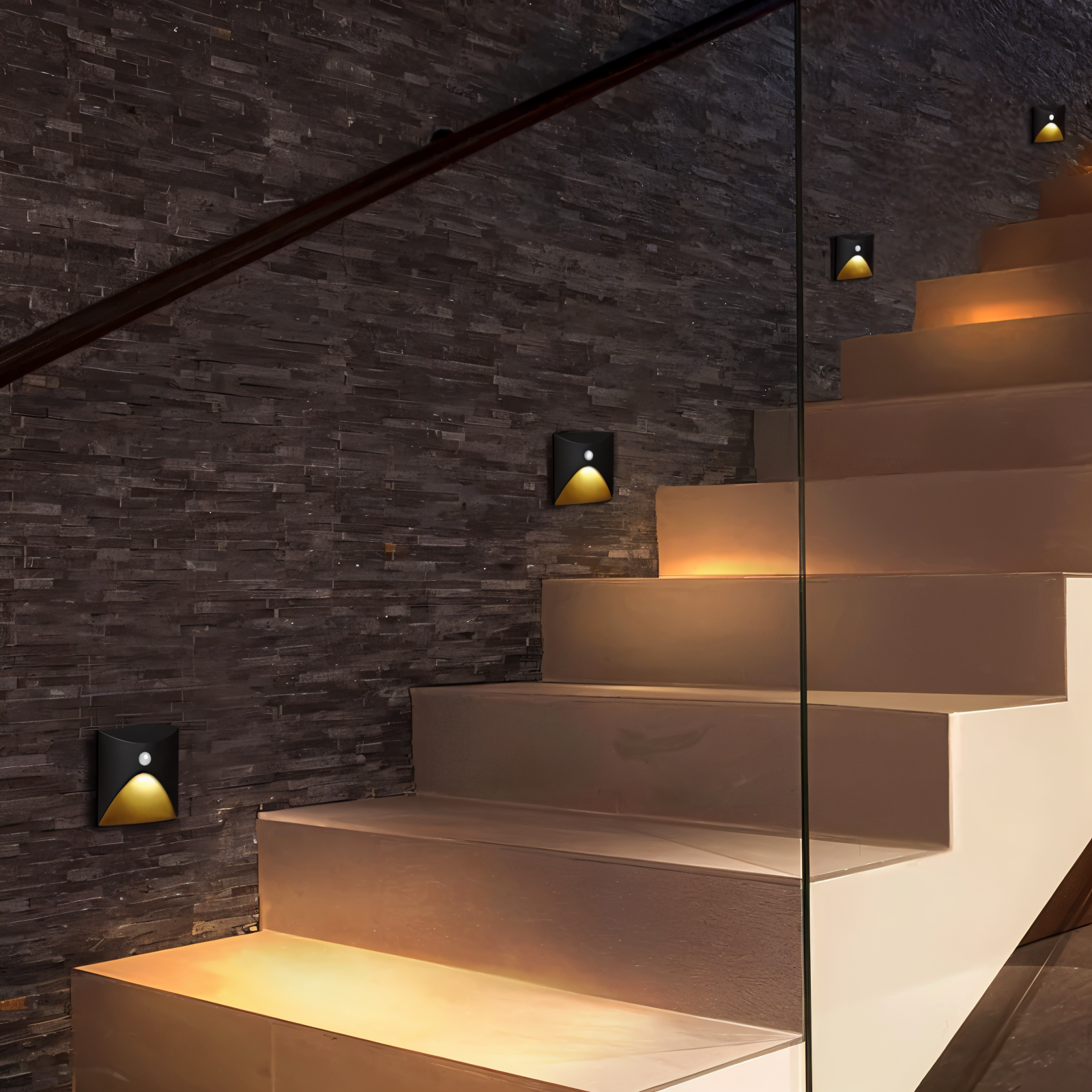 LuminiPath - Waterdichte IP65 Wandlamp - Binnen- en Buitenwandlamp - Bewegingssensor Wandlamp LED
