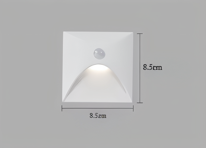 LuminiPath - Waterdichte IP65 Wandlamp - Binnen- en Buitenwandlamp - Bewegingssensor Wandlamp LED