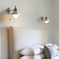 Pastelkleurige wandlamp voor slaap- en woonkamer