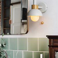 Pastelkleurige wandlamp voor slaap- en woonkamer