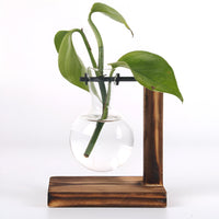 Valethra - Rustieke Houten Hydrocultuur Plantenhouder