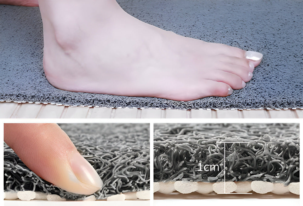 Antislip Douchematt voor Veilige Douche - Gevoerde en Comfortabele Voetsteun