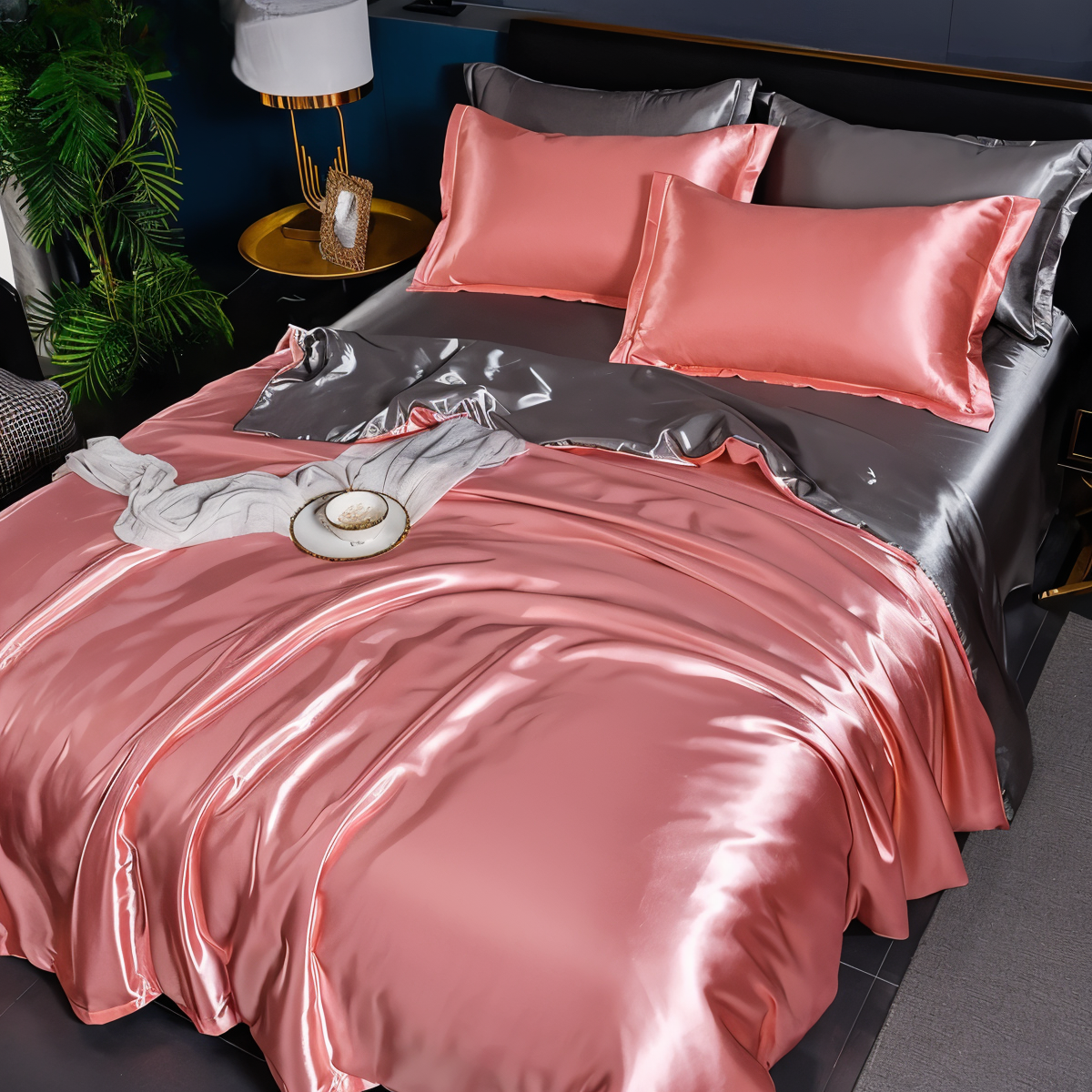 PLUSHORA - SilkCloud Duvet - Premium Ademend Zijde Beddegoed