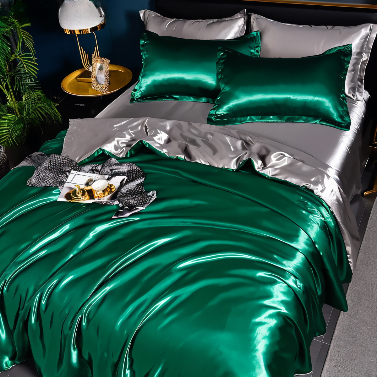 PLUSHORA - SilkCloud Duvet - Premium Ademend Zijde Beddegoed