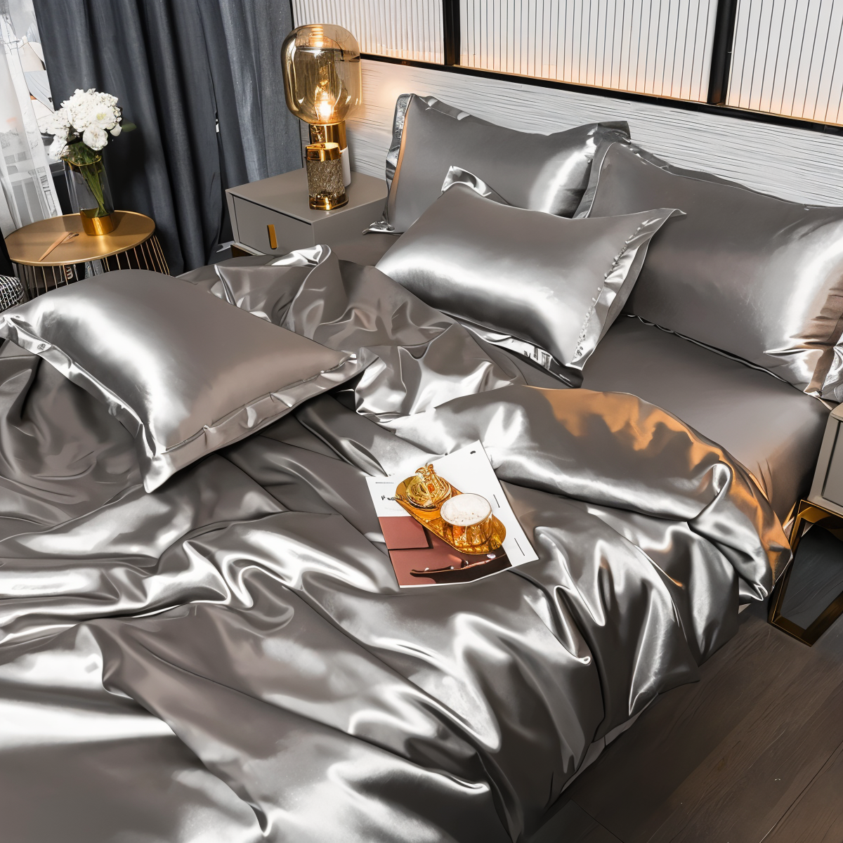 PLUSHORA - SilkCloud Duvet - Premium Ademend Zijde Beddegoed