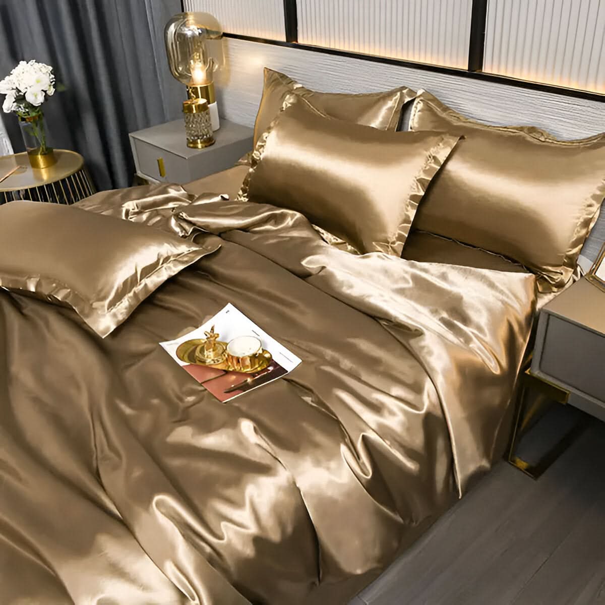 PLUSHORA - SilkCloud Duvet - Premium Ademend Zijde Beddegoed