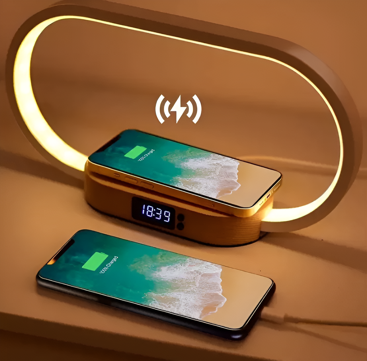Ismerelle - Multifunctioneel Nachtlampje met Oplader en Digitale Klok