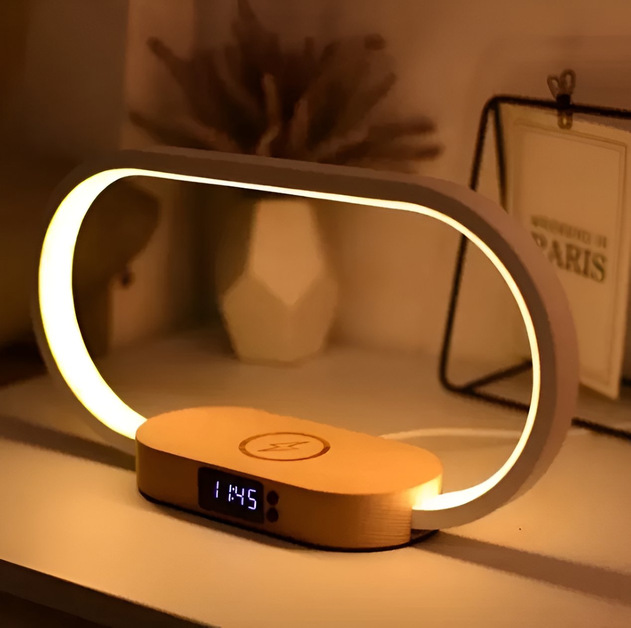 Ismerelle - Multifunctioneel Nachtlampje met Oplader en Digitale Klok