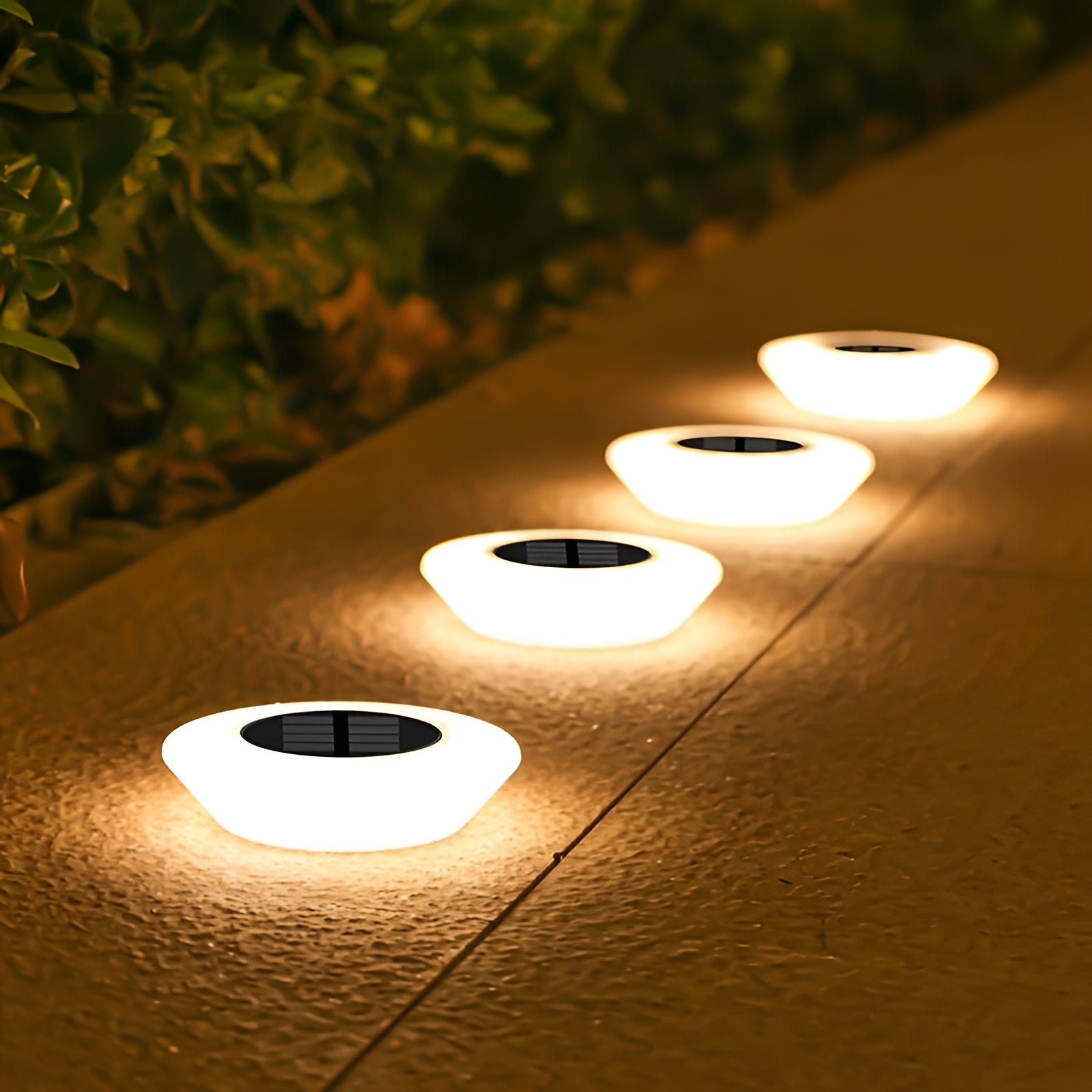 Ronde Zonne-energie LED Padverlichting voor Tuinen en Paden