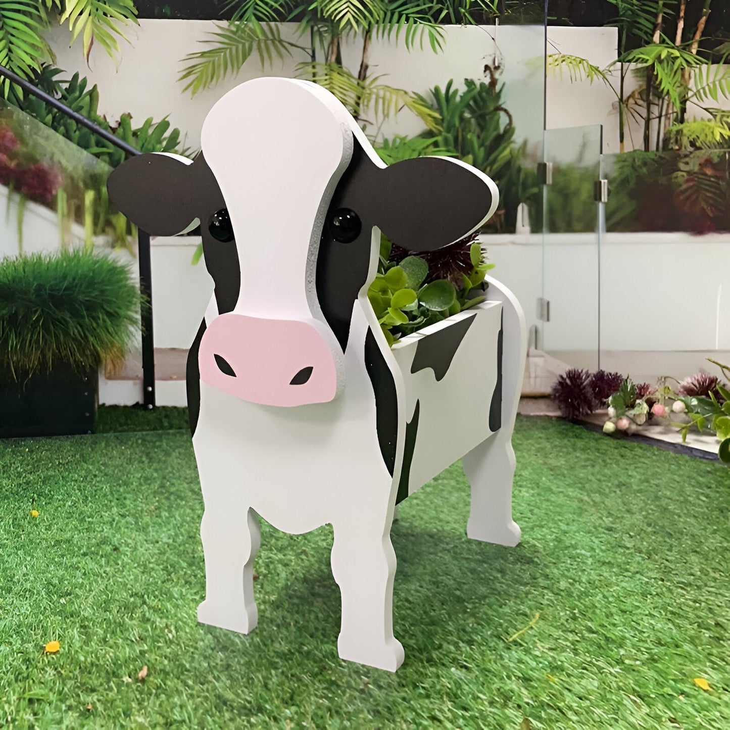 Dierenthema Bloempot - Grappige Koe Plantenbak - Schattige Dier Plantenbakken