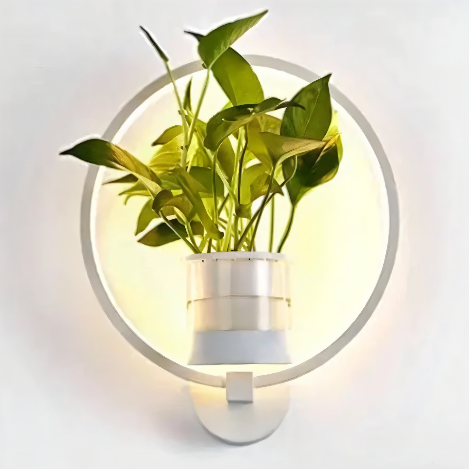 VerdantLume LED-Wandlamp met Plantenhouder